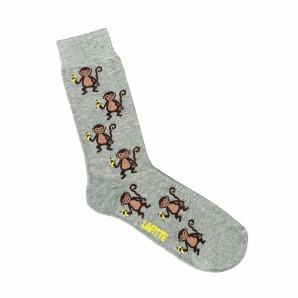 Laffite Monkey Socks - Grey