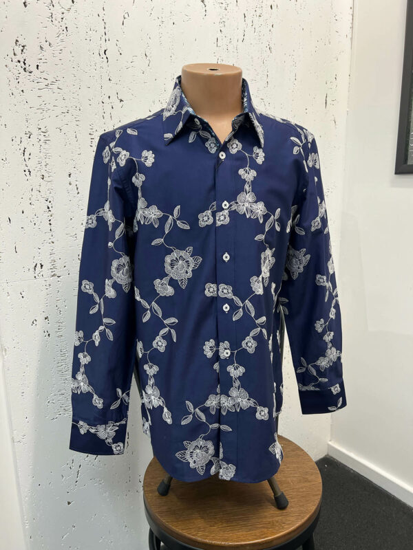 John Lennon Long Sleeve - Pemperdon Navy - Image 2