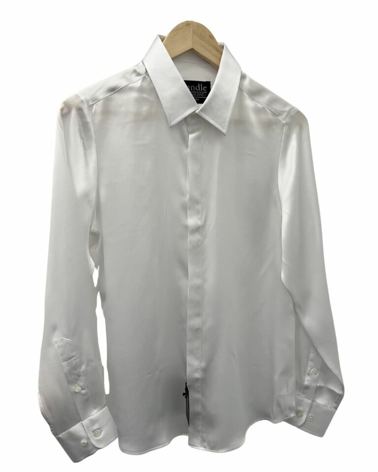 100% silk shirt in Ivory