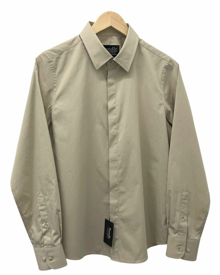 100% cotton shirt in Stone