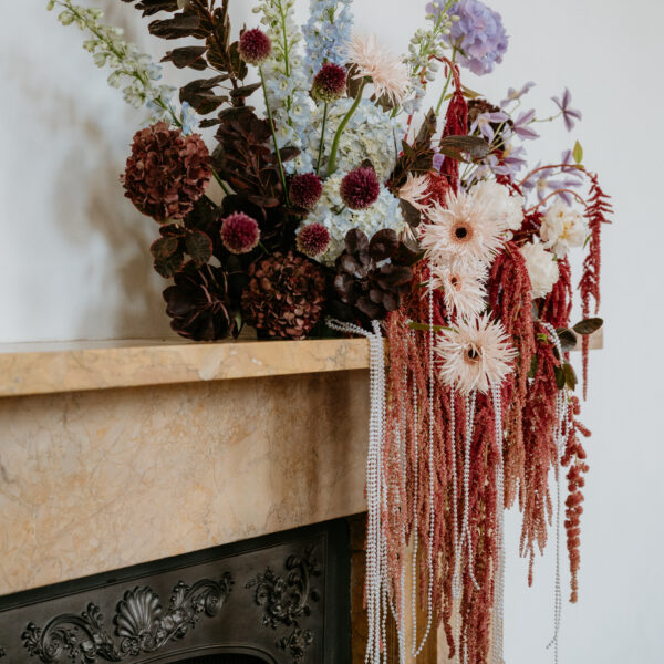 sculptural wedding flowers
